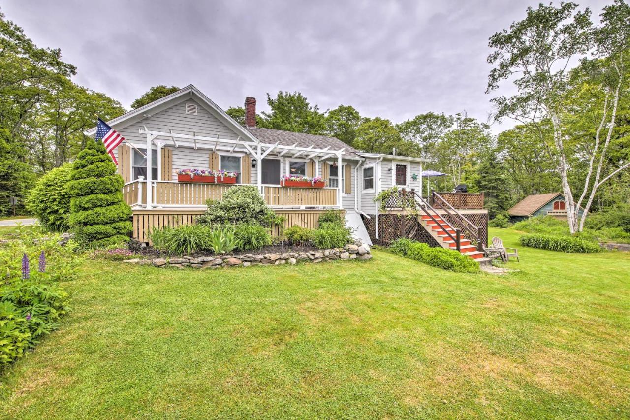 Charming East Boothbay Cottage With Large Yard! Exterior foto